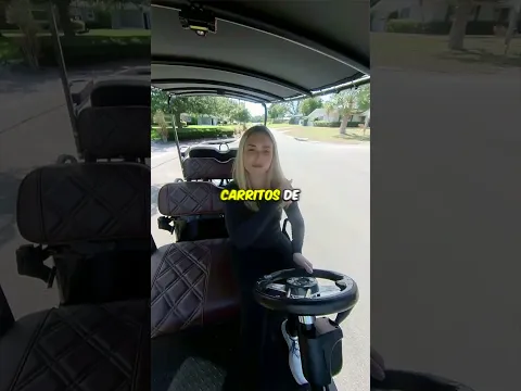 En este lugar hay más carritos de golf que personas