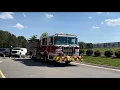 EXCLUSIVE FOOTAGE Hanover Fire Ems at a Working fire on Lakeridge Parkway