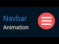 Animated Responsive Navbar Tutorial
