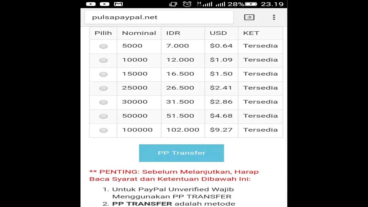 cara tukar saldo paypal ke saldo dana atau pulsa gopay. sebenernya ini bukan tukar ya. tapi beli ata. 