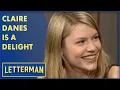 Claire Danes And Dave Have Something In Common Letterman