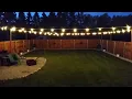 Hanging String Lights Over Our Entire Backyard