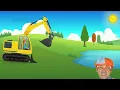 I'm An Excavator - See You Later! | BLIPPI | Educational Songs For Kids