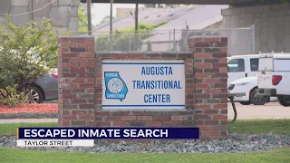 Manhunt underway for escaped prisoner in Augusta