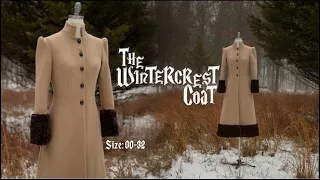 Sew Along ASMR! The Wintercrest Coat  Sewing Pattern Tutorial for Vintage Lovers