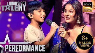 krish shehnaaz gill special message india s got talent season 11 performance