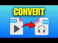 Download Lagu How To Convert Video To Audio (MP3) On Laptop \u0026 PC