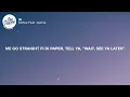 Koffee - W (Lyrics) Feat. Gunna