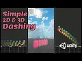 How to Create Dash Mechanic in 2D and 3D Games Unity Beginner Tutorial