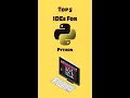 Top 5 IDEs For Python VS Code Pycharm Atom Sublime Eclipse G1 Geeks
