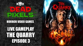The Quarry LIVE: Part 4 | Full Game Playthrough with DamoBWare | HORROR VIDEO GAME LIVESTREAM
