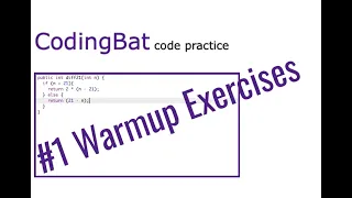 CodingBat Java Warmup 1 Walkthrough