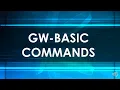 GW-BASIC COMMANDS