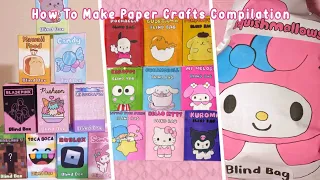 📕paper diy📕 HOW TO MAKE PAPER CRAFTS COMPILATION! | ASMR | applefrog