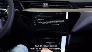 Low range on your Audi e-tron Do this