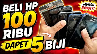 Review Beli HP 5 unit harga 100 ribu
