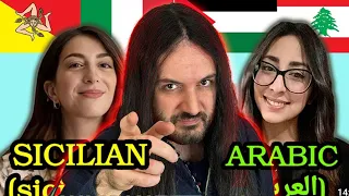 Sicilian Man Reacts To Similarities Between Arabic and Sicilian