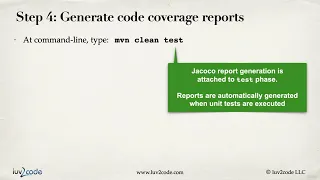 22 Unit Testing Code Coverage with Maven Overview Part 2