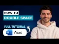How to Double Space in Microsoft Word 2026 Guide