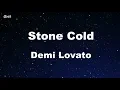 Download Lagu Stone Cold - Demi Lovato Karaoke 【No Guide Melody】 Instrumental