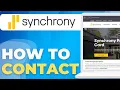 How to Contact Synchrony Bank Customer Support Phone Chat Email