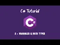 C Tutorial For Beginners - 2