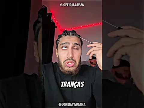 Ele Fez Tranças Pela Primeira Vez, Mas O Desespero Com A Coceira No Fim É Insano! 😱