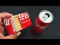 How to make a cigarette Case from coca cans mini box easy by Mr ghani expert