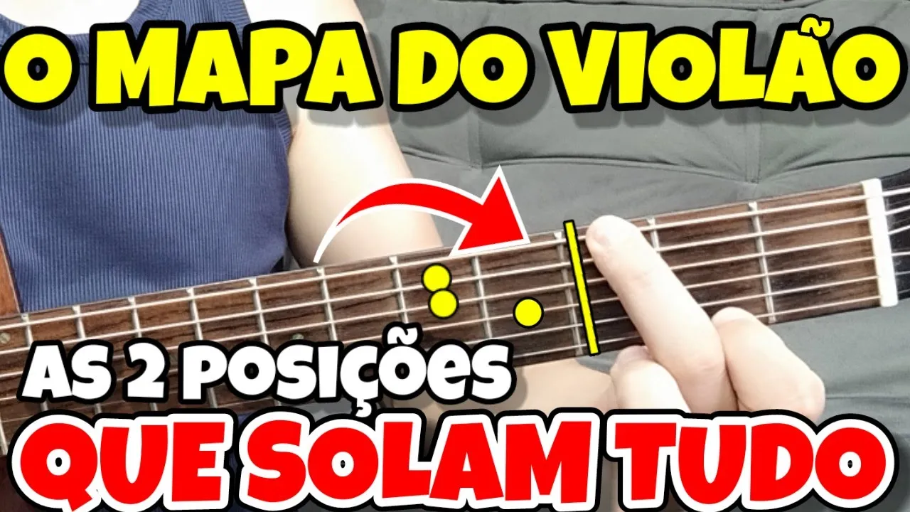 🎸O JEITO mais FÁCIL do MUNDO de DOMINAR A ESCALA MAIOR no VIOLÃO e SOLAR QUALQUER COISA na HORA