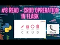 READ flask CRUD Operations