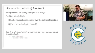 The Python Dictionary Object -