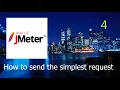 4 How to send the simplest request in JMeter Simple performance testing example