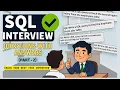 Part - 2 Top 5 Must-Know SQL Interview Questions Data Engineer Analyst Developer Interview Prep