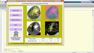 Matlab Code for Fruit Disease Detection and Classification Using Image Processing