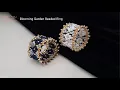 Blooming Garden Beaded Ring flower beaded ring Beads Jewelry Making Beading Tutorials Handmade