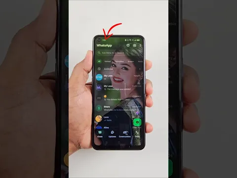 WhatsApp ka home screen background mein apna photo kaise lagaen #hogatoga #reels #tech #viral