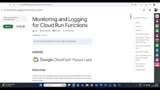 Monitoring and Logging for Cloud Run Functions Lab Solution Google Cloud Arcade 2025