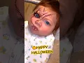 CREEPY OR CUTE BABY CHUCKY AMAZING HALLOWEEN COSTUME