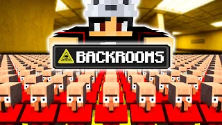 Los aldeanos hacen un SPEEDRUN en las BACKROOMS del Minecraft
