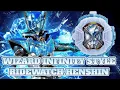 Lagu Wizard Infinity Style RIdewatch Henshin Sound | ウィザードインフィニティースタイルライドウォッチ 変身音 | Kamen Rider Wizard