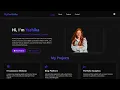 Create a Developer Portfolio with Dark Mode Glassmorphism HTML CSS JavaScript Responsive UI
