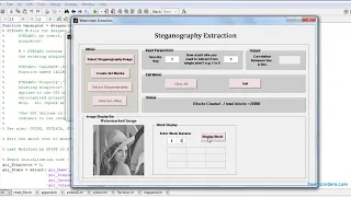 Image Steganography by LSB substitution using genetic optimal key permutation MATLAB Code