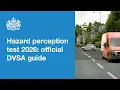 Hazard perception test 2026 DVSA guide