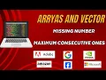 Missing Number Maximum Consecutive Ones