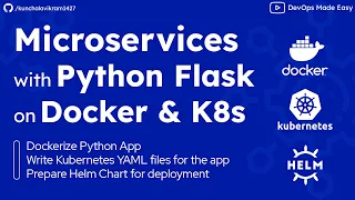 Microservices in Python using Flask Framework Dockerize and Deploy to Kubernetes with Helm