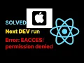 SOlVED - Error EACCES permission denied symlink