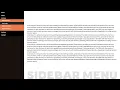 Responsive Sidebar Menu using Flexbox