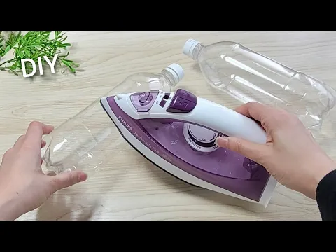 Download MP3 IRON a Plastic bottle, the Result is MAGNIFICENT - Intelligent recycling idea - DIY crafts