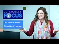 Explore Education Degrees at CC - Insights from Associate Professor Dr Mary Miller