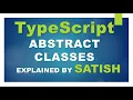 learn TypeScript Abstract Class Abstract methods Concrete Methods